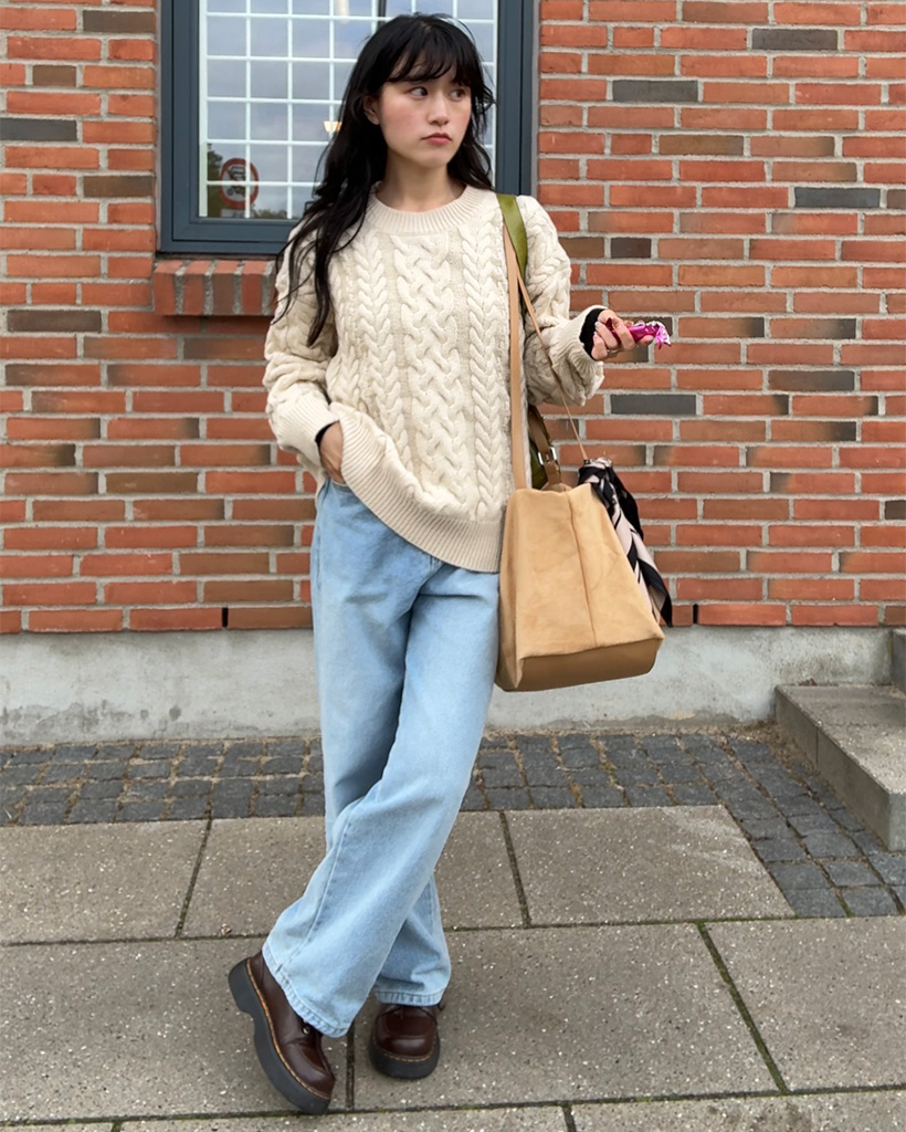 im様 ケーブルオーバーフィット ニット | ファッション通販サイト NUGU