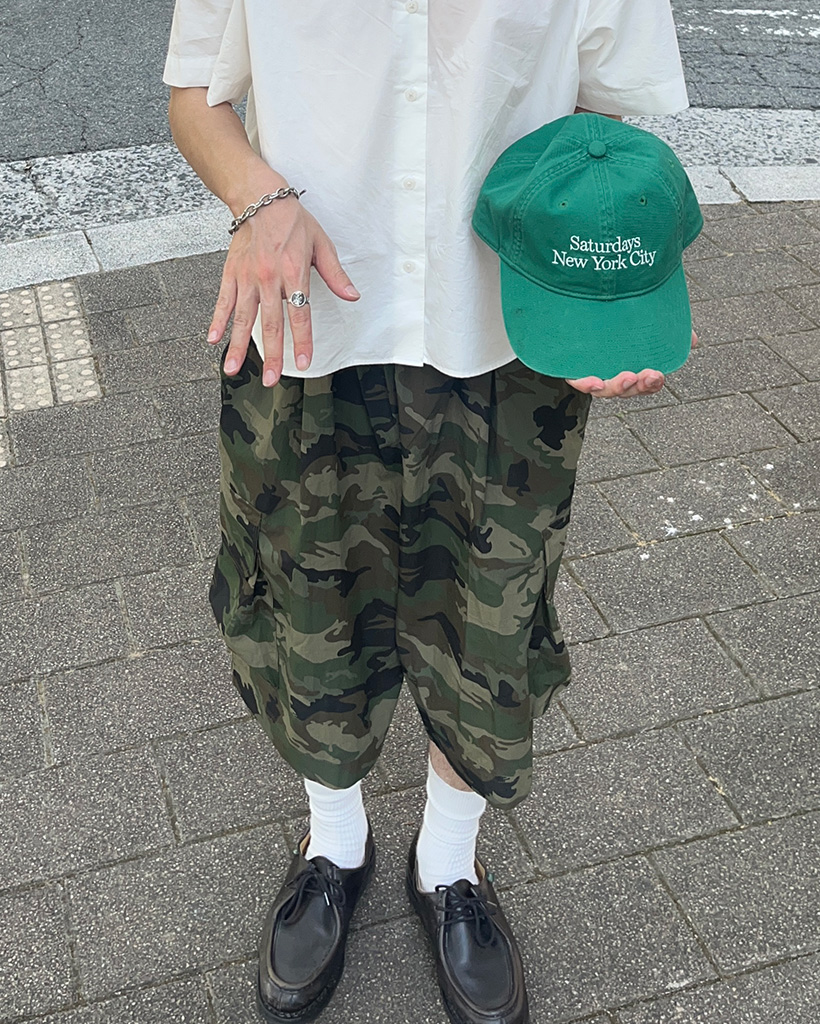 迷彩カーゴポケットバミューダパンツ | ファッション通販サイト NUGU