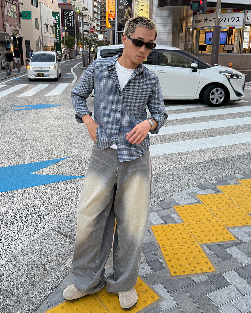 ティーンウォッシュバルーンデニムパンツ | ファッション通販サイト NUGU