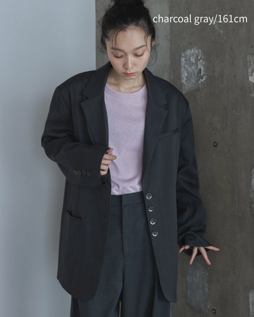 セットアップ可】テーラードオーバージャケット | ファッション通販