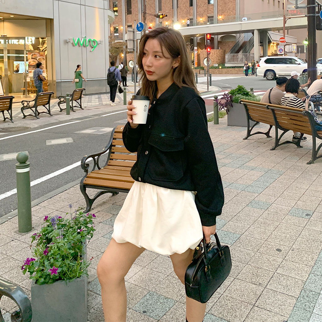 日本未入荷 CHUU★チェックシャーリングバルーンスカート セール】チェック柄バルーンスカート（スカート）｜TITTY&CO