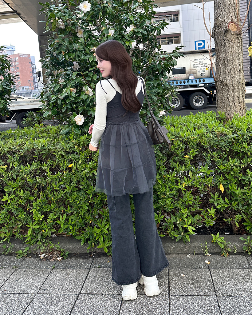 カーゴブーツカットデニムパンツ | ファッション通販サイト NUGU