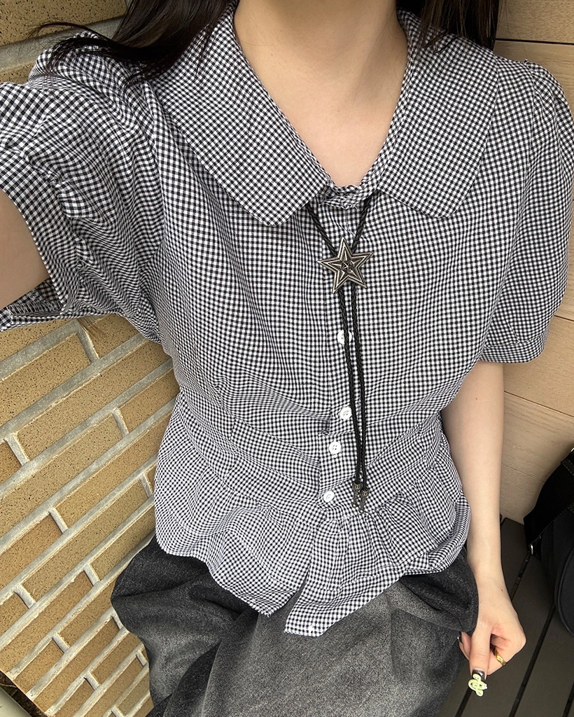 ティアードシャーリングブラウス | ファッション通販サイト NUGU