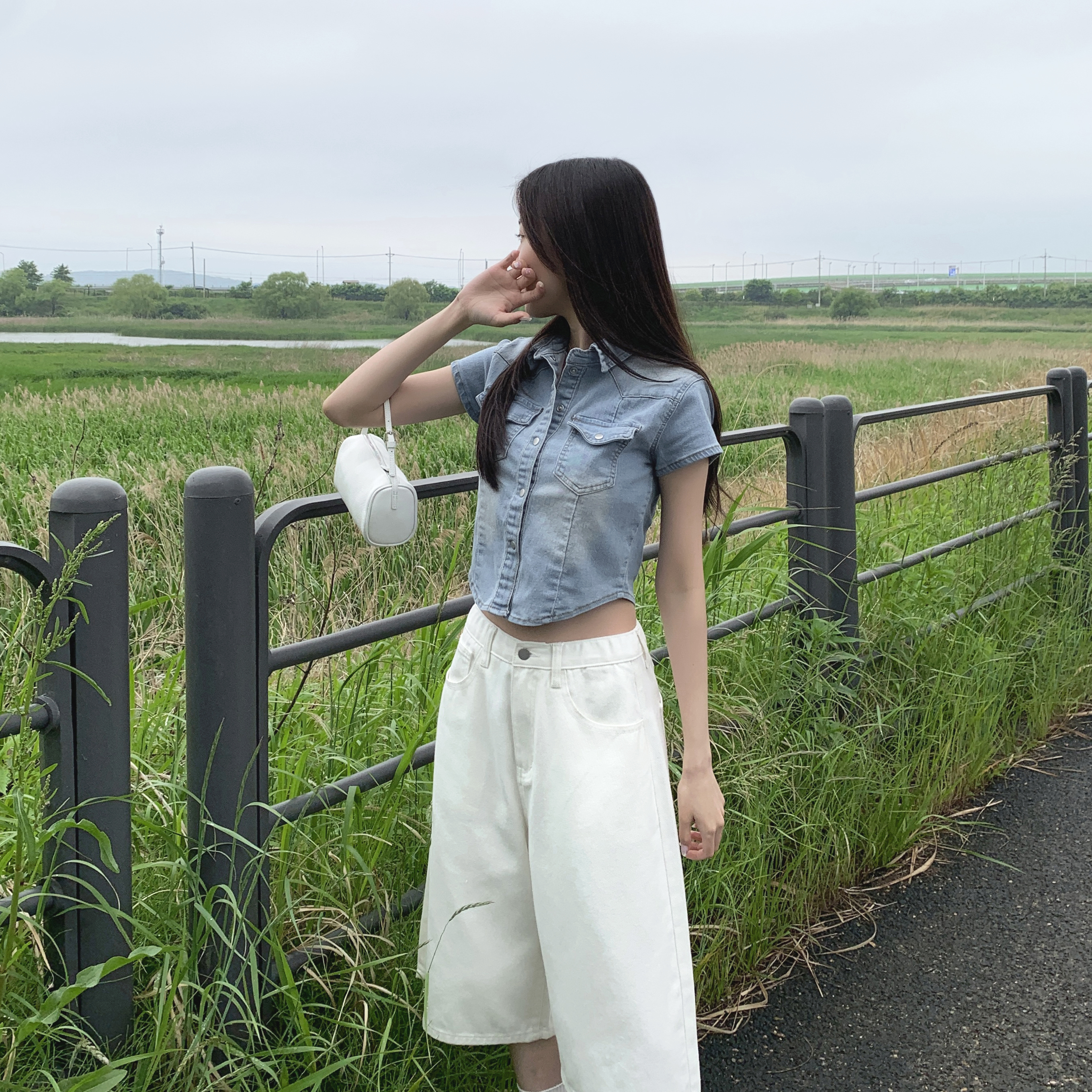 スリム半袖デニムジャケット | ファッション通販サイト NUGU