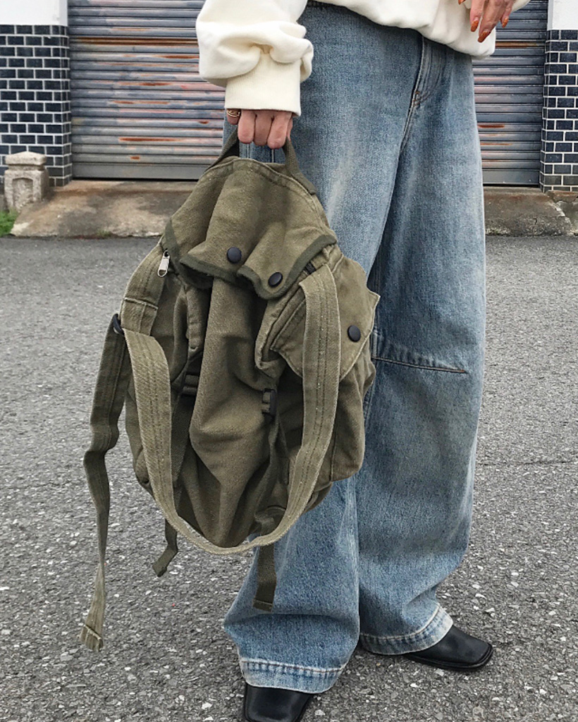 ミリタリーフラップクロスバッグ