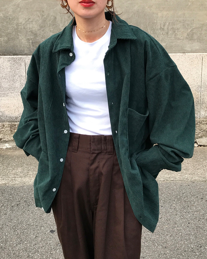 コーデュロイオーバーシャツジャケット | ファッション通販