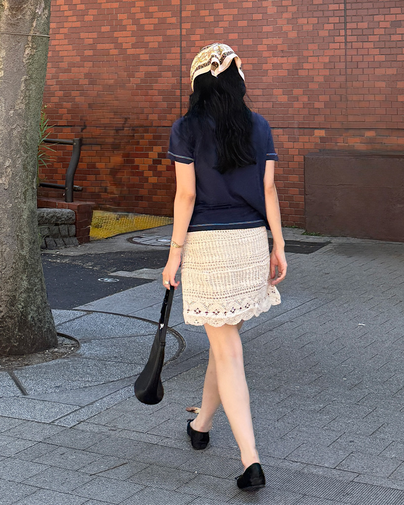 THE TINY SHOP by MORI リメイククロシェスカート THE TINY SHOP by MORI リメイククロシェスカート