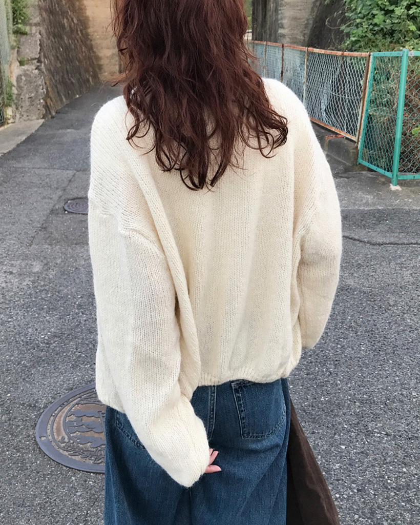 デイリーオーバーサイズニットカーディガン | ファッション通販