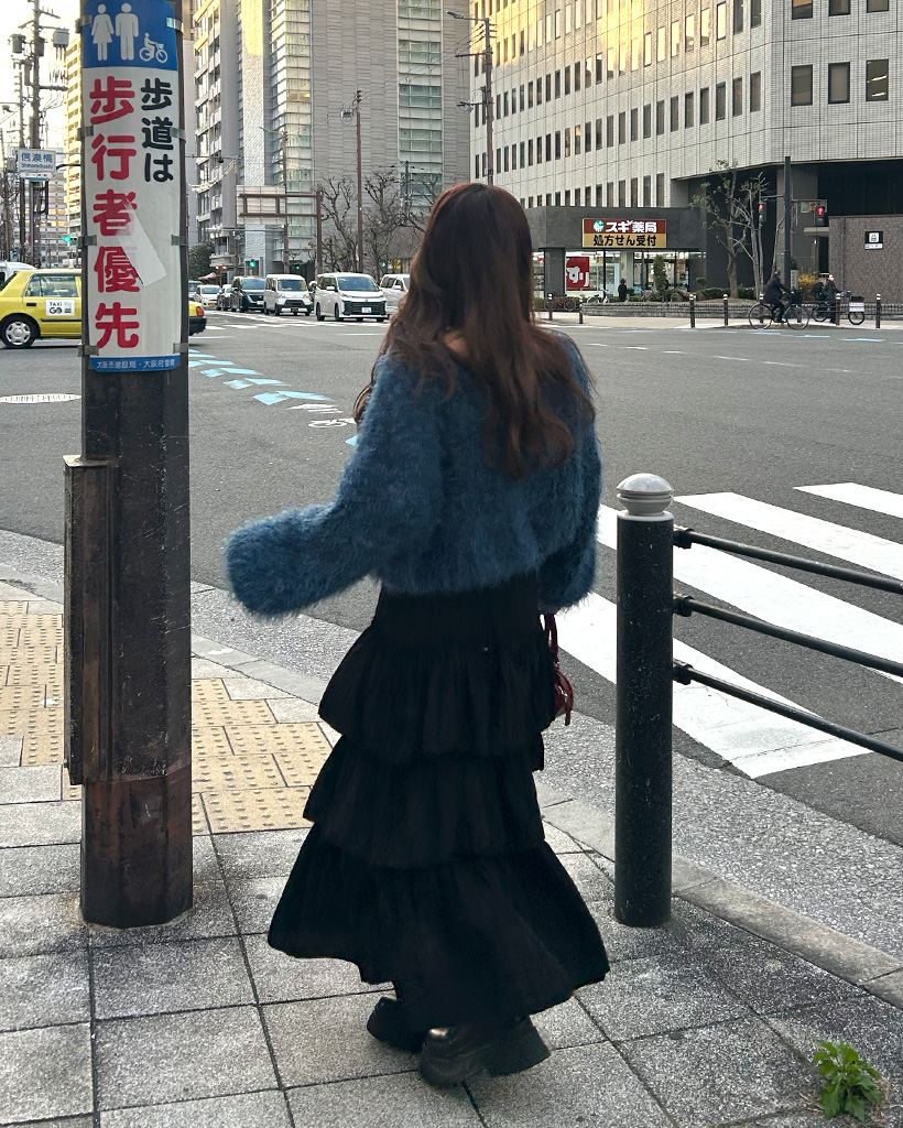 フリルティアードロングスカート | ファッション通販サイト NUGU