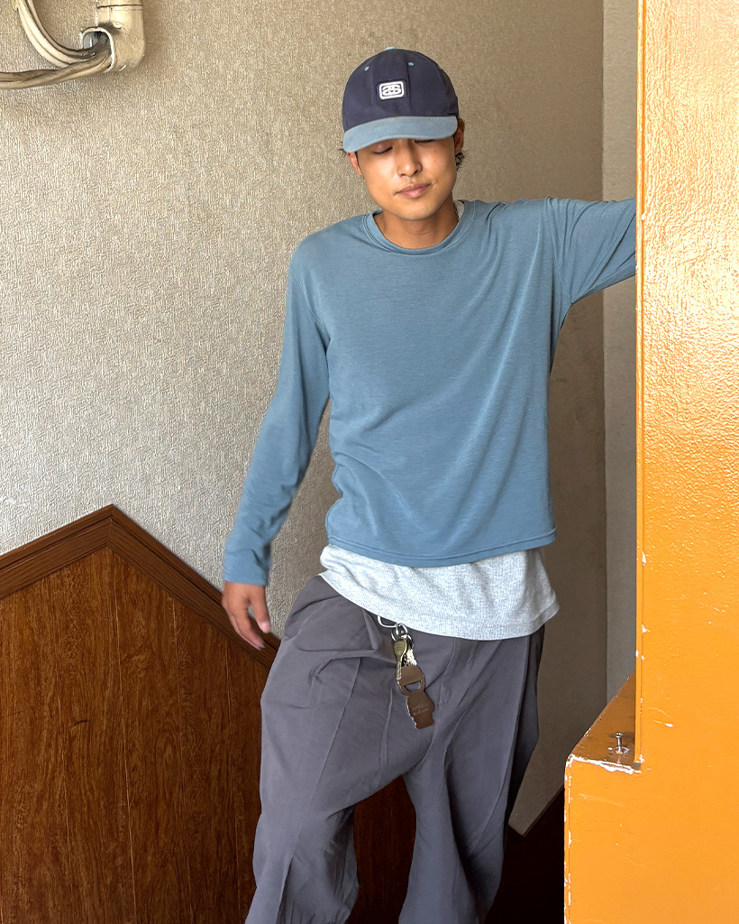 ユニセックス ベーシック長袖Tシャツ | ファッション通販サイト NUGU