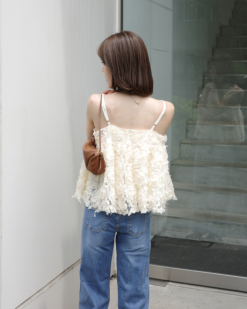 ローズフレアキャミソール | ファッション通販サイト NUGU