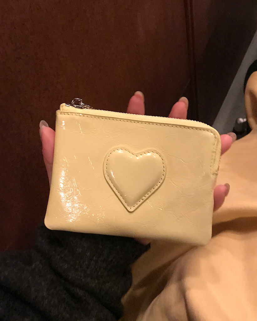 ハートカードケースキーリング