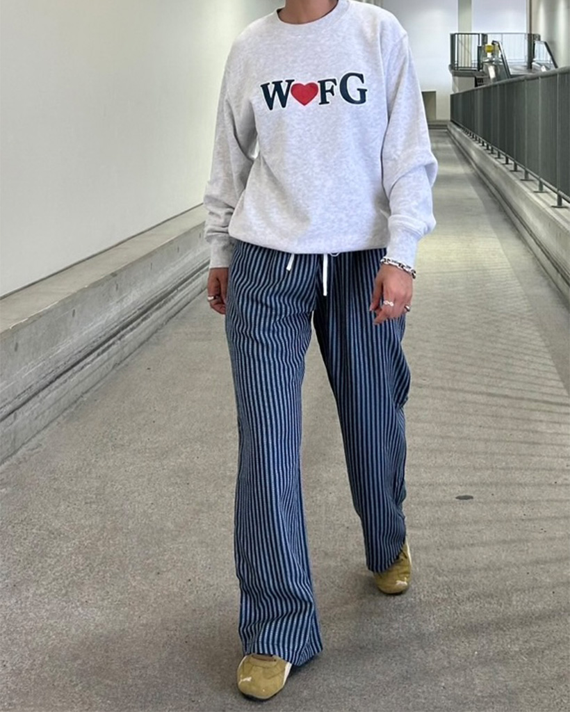 ストライプドローコードパンツ | ファッション通販サイト NUGU