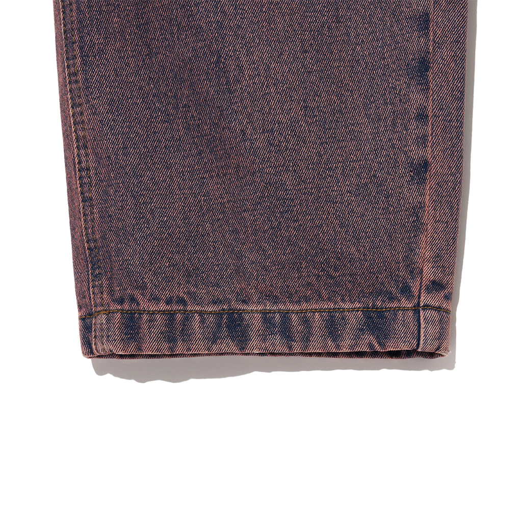 ★BROWNBREATH★ HINDER POST WIDE DENIM PANTS PURPLE HINDER POST WIDE DENIM PANTS - PURPLE | ファッション通販