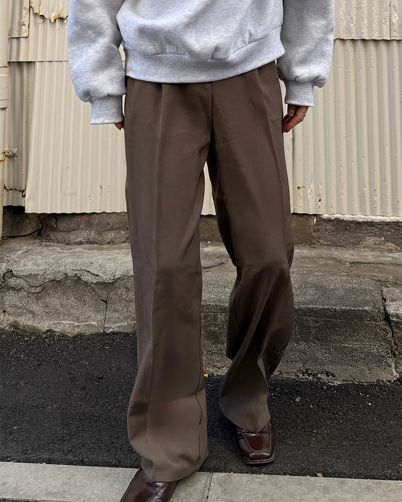 ピンタックワイドスラックス | ファッション通販サイト NUGU