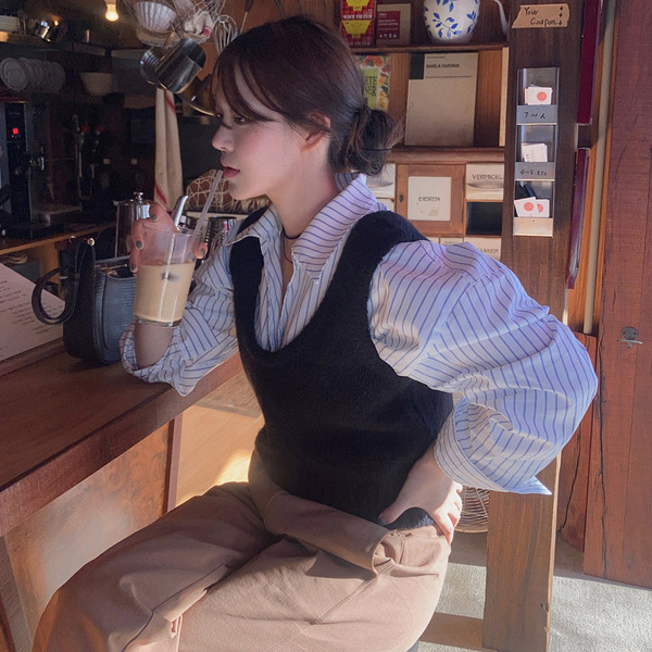 Hadeウールニットベスト | ファッション通販サイト NUGU