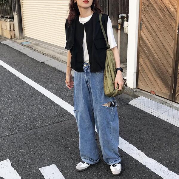 ナイロンポケットベスト　/ ベージュ sedacle（セダクル）の「ユーティリティポケットナイロンベスト