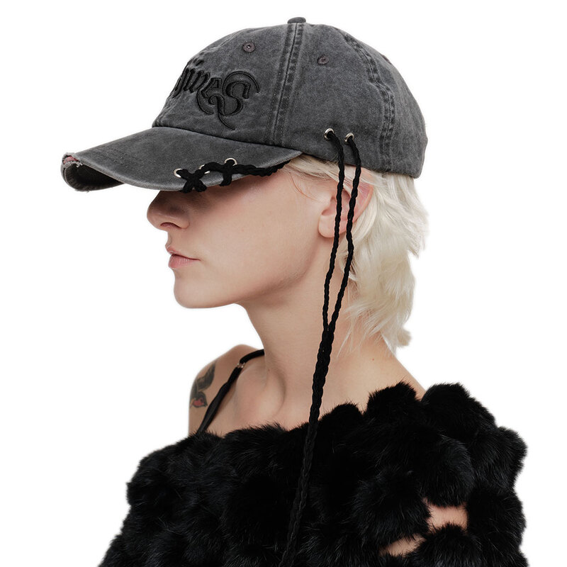 ARCHIVES CORSET CAP (CHARCOAL)