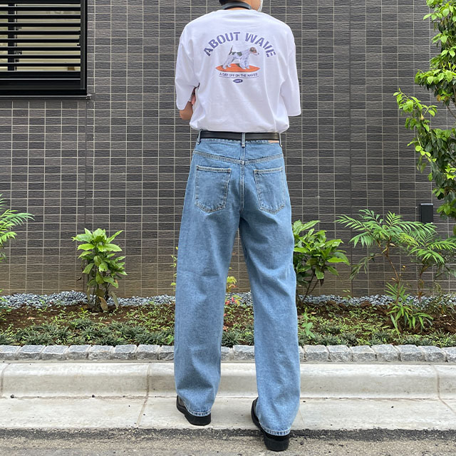 韓国大人気 【THEAIRTOWN】 swing denim pants ★送料・関税込★ 送料/関税込 ○THEAIRTOWN○ swing denim pants