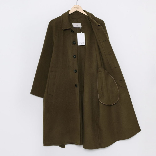 wearable single handmade wool coat (BROWN) | ファッション通販  