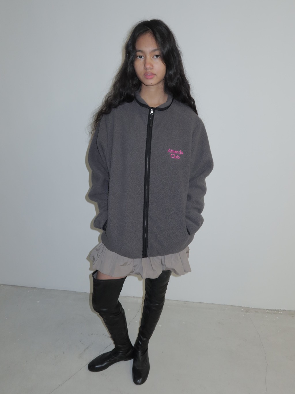Attends fleece jacket(gray)