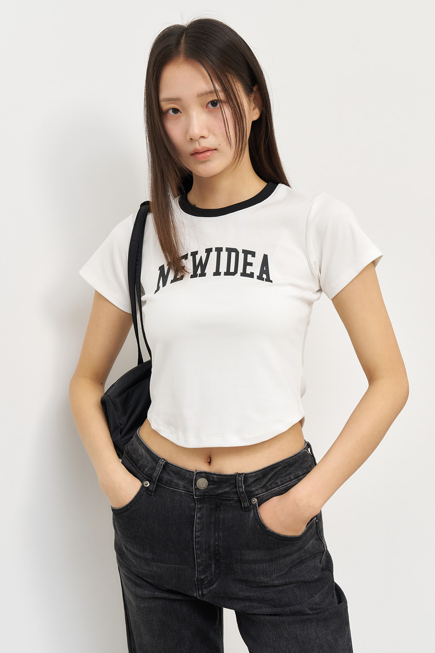 【GENERAL IDEA】Punching Mixed 半袖ニットTシャツ GENERAL IDEA】Punching Mixed 半袖ニットTシャツ ホワイト（白