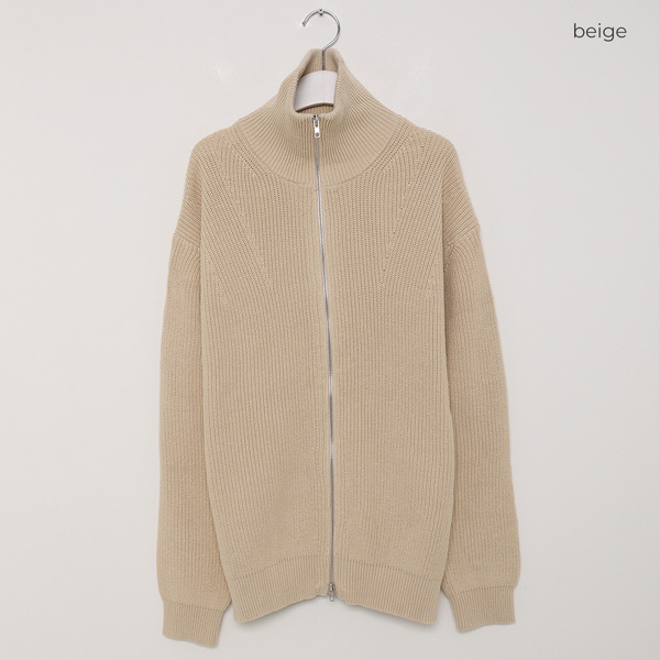ハイネック逆開ファスナーカーディガン | ファッション通販サイト NUGU