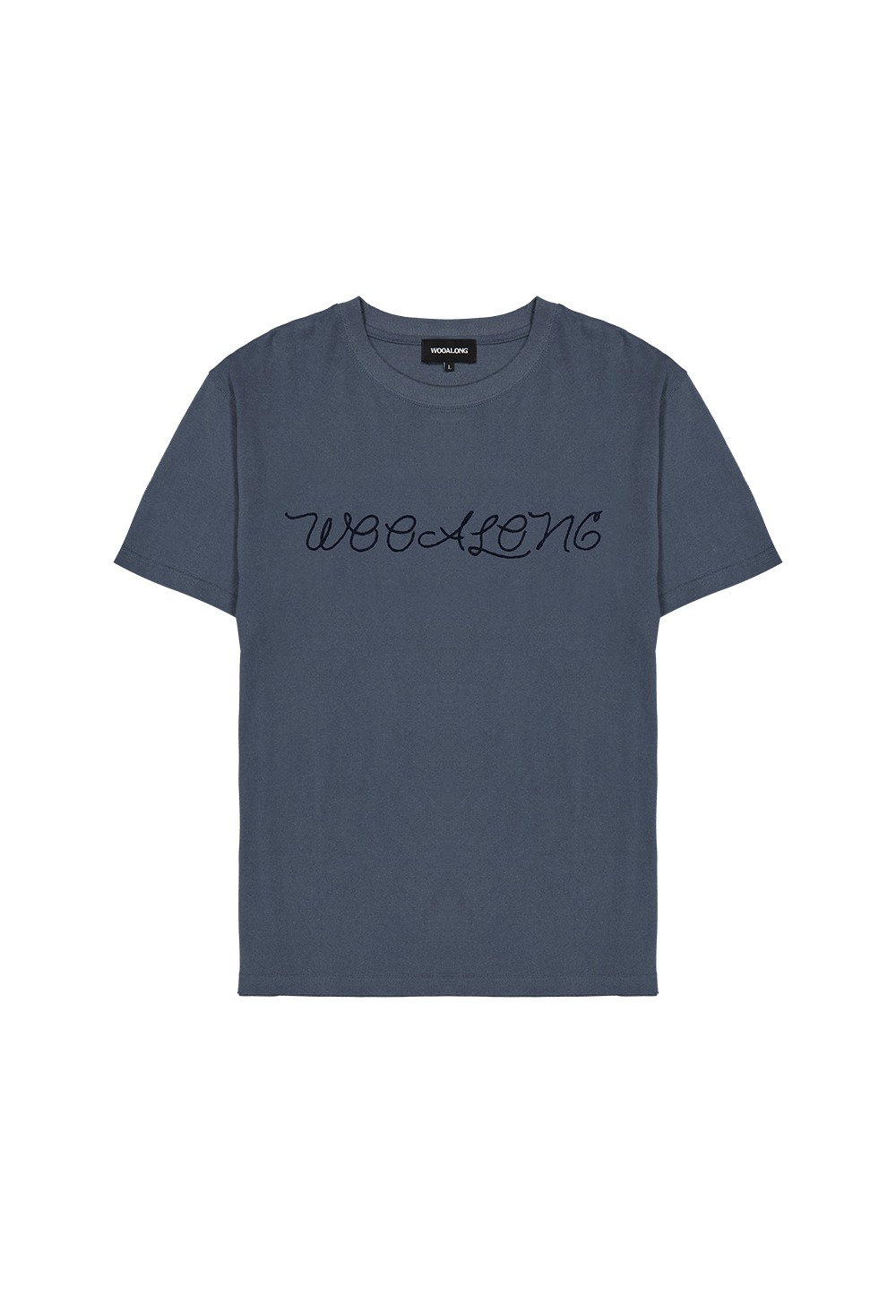 Tシャツ・カットソー WOOALONG RopeType Washed Loose Tshirt FADE NAVY WL252JST01M WOOALONG RopeType Washed Loose Tshirt FADE NAVY WL252JST01M