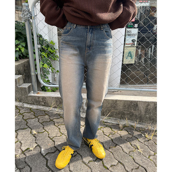 ウォッシュ加工デニムパンツ | ファッション通販サイト NUGU