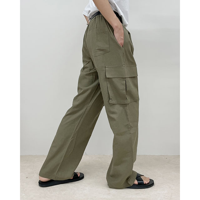 linen cargo pants | ファッション通販サイト NUGU