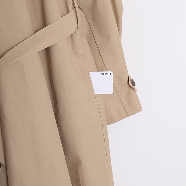 NUGU mecherie ミシェリFlat long trench coat Flat long trench coat | ファッション通販サイト NUGU