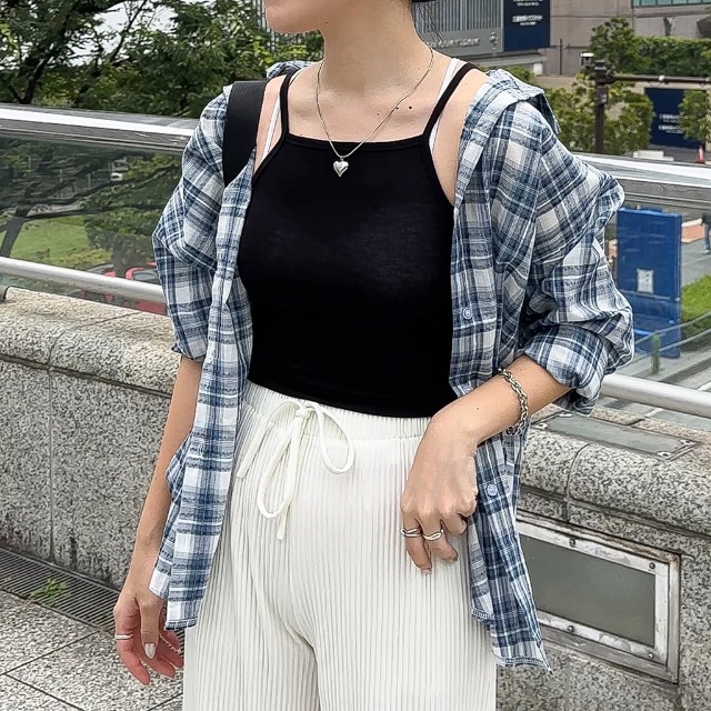 サマークールチェックシャツ