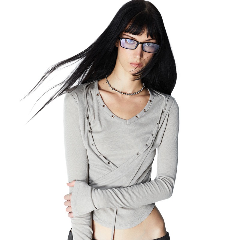 CERETTI STRING TOP (ASH MOCHA)