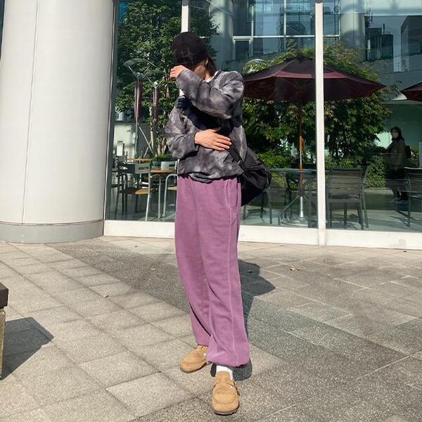 XU design pigment pantsピグメントスウェットパンツ XU】set up design pigment pants（スウェットパンツ）｜XU
