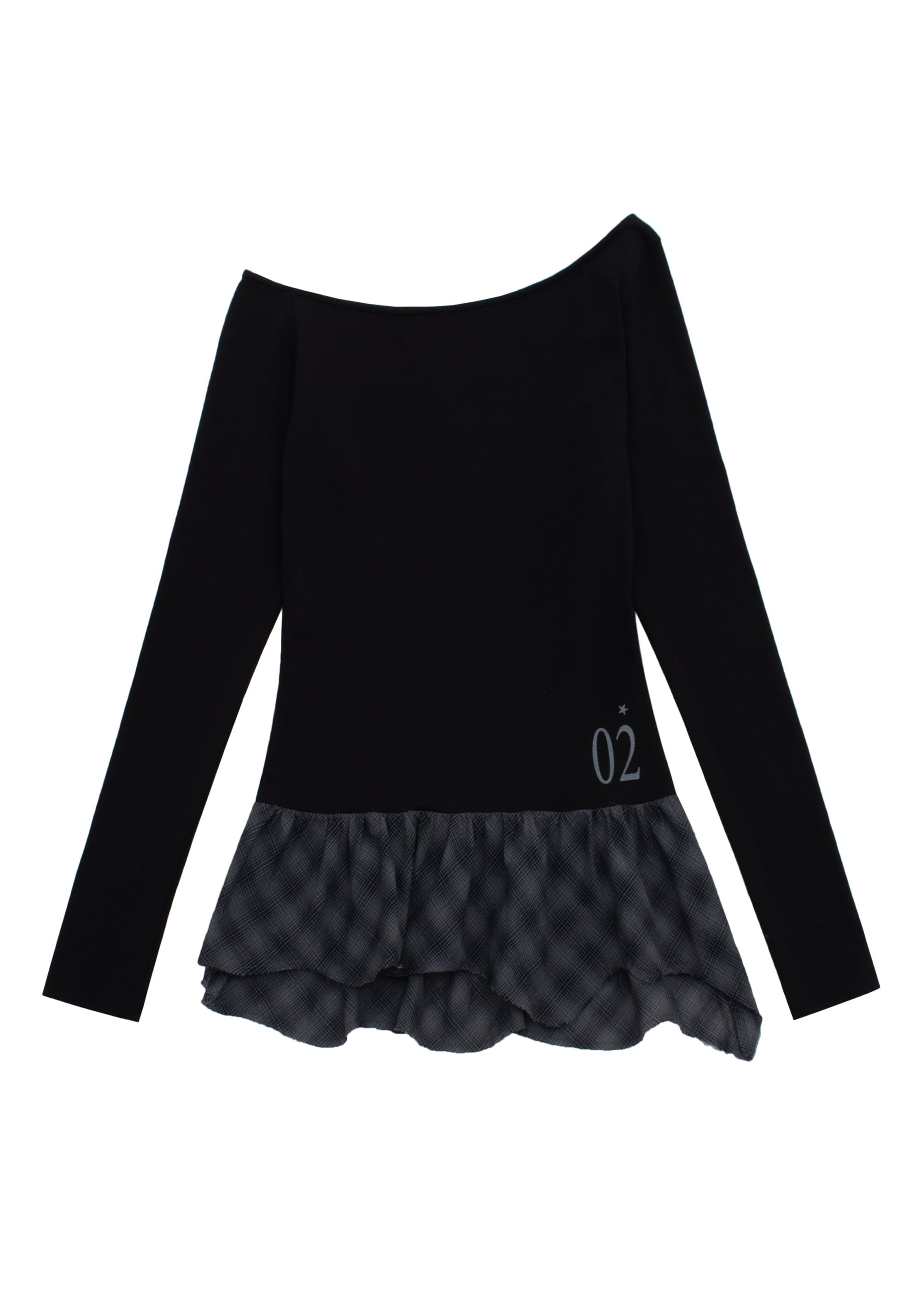 SHIRRING OFF-SHOULDER TOP