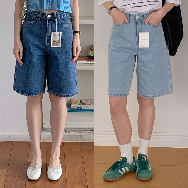 はなもっち　0421 ベーシックデニムハーフパンツ | ファッション通販サイト NUGU