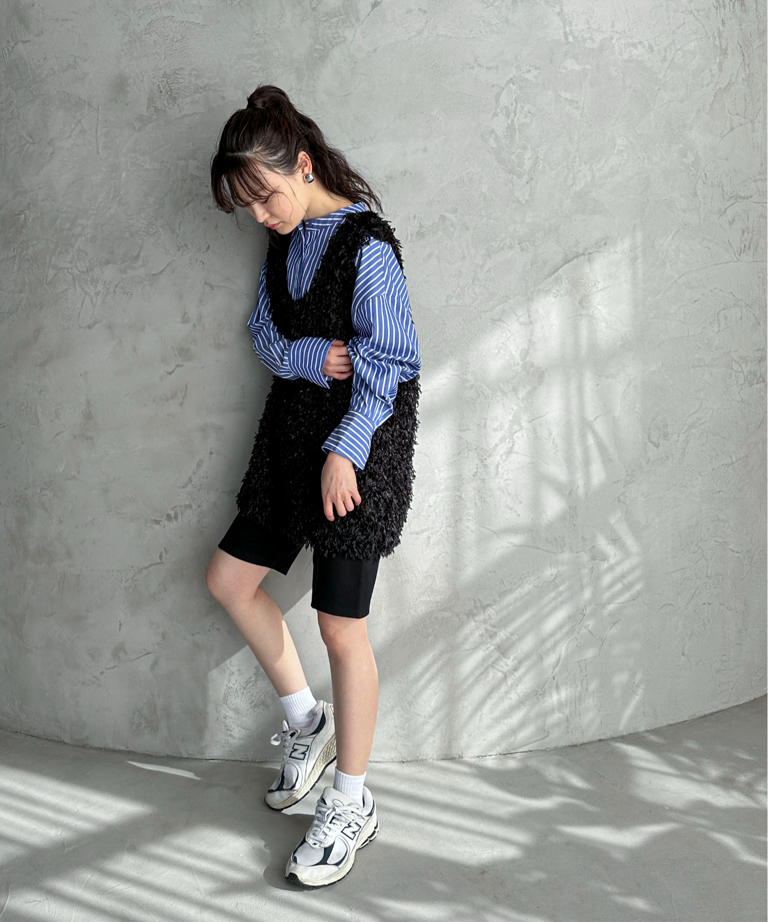 カットリブバイカーパンツ | ファッション通販サイト NUGU