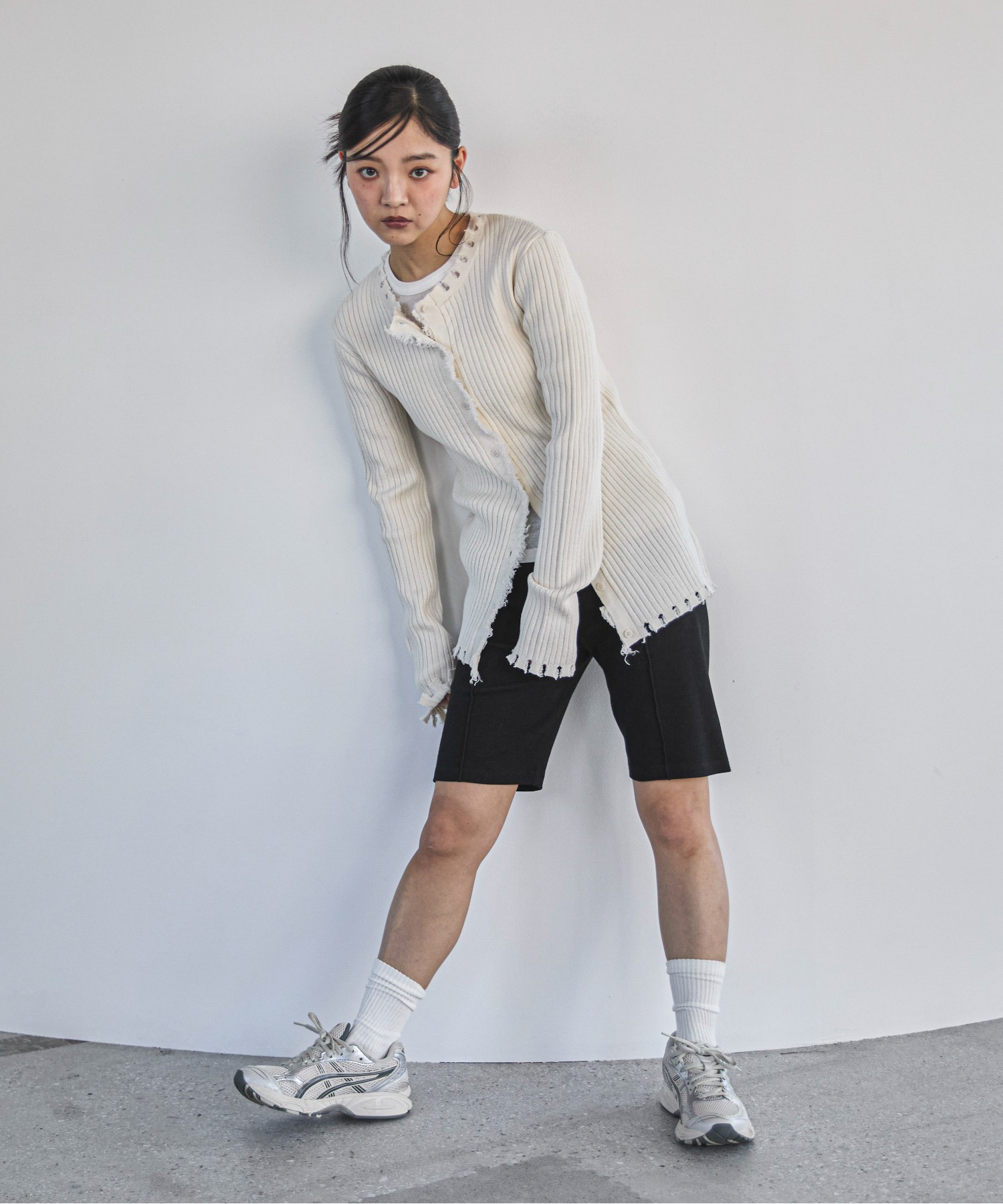 カットリブバイカーパンツ | ファッション通販サイト NUGU