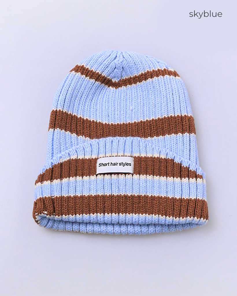 カラーボーダービーニー | ファッション通販サイト NUGU