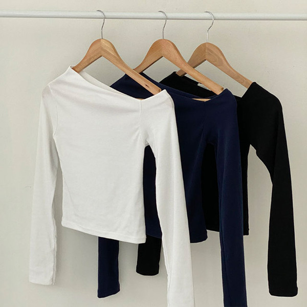 3color]ワンオフショルTシャツ | ファッション通販サイト NUGU
