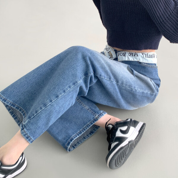 COZY WORLDWIDE 風 US UK 2in1 デニムパンツ y2k COZY WORLDWIDE 風 US UK 2in1 デニムパンツ y2k