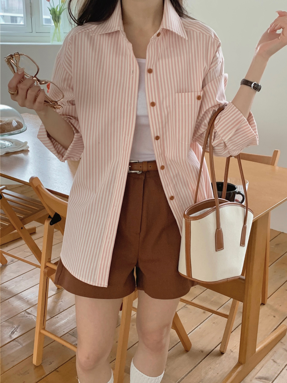 NOUNLESS◇ショートパンツ/2/コットン/GRN/112410830430 コットン