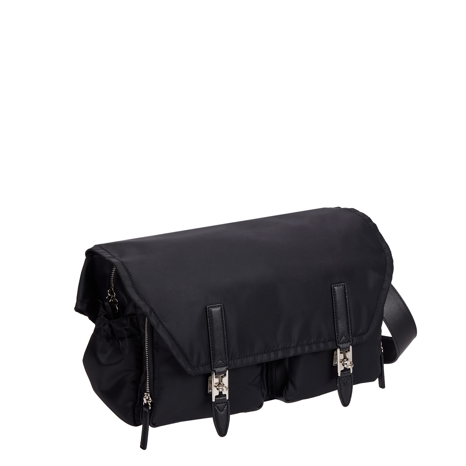 HEY DOUBLE POCKET SHOULDER M BLACK