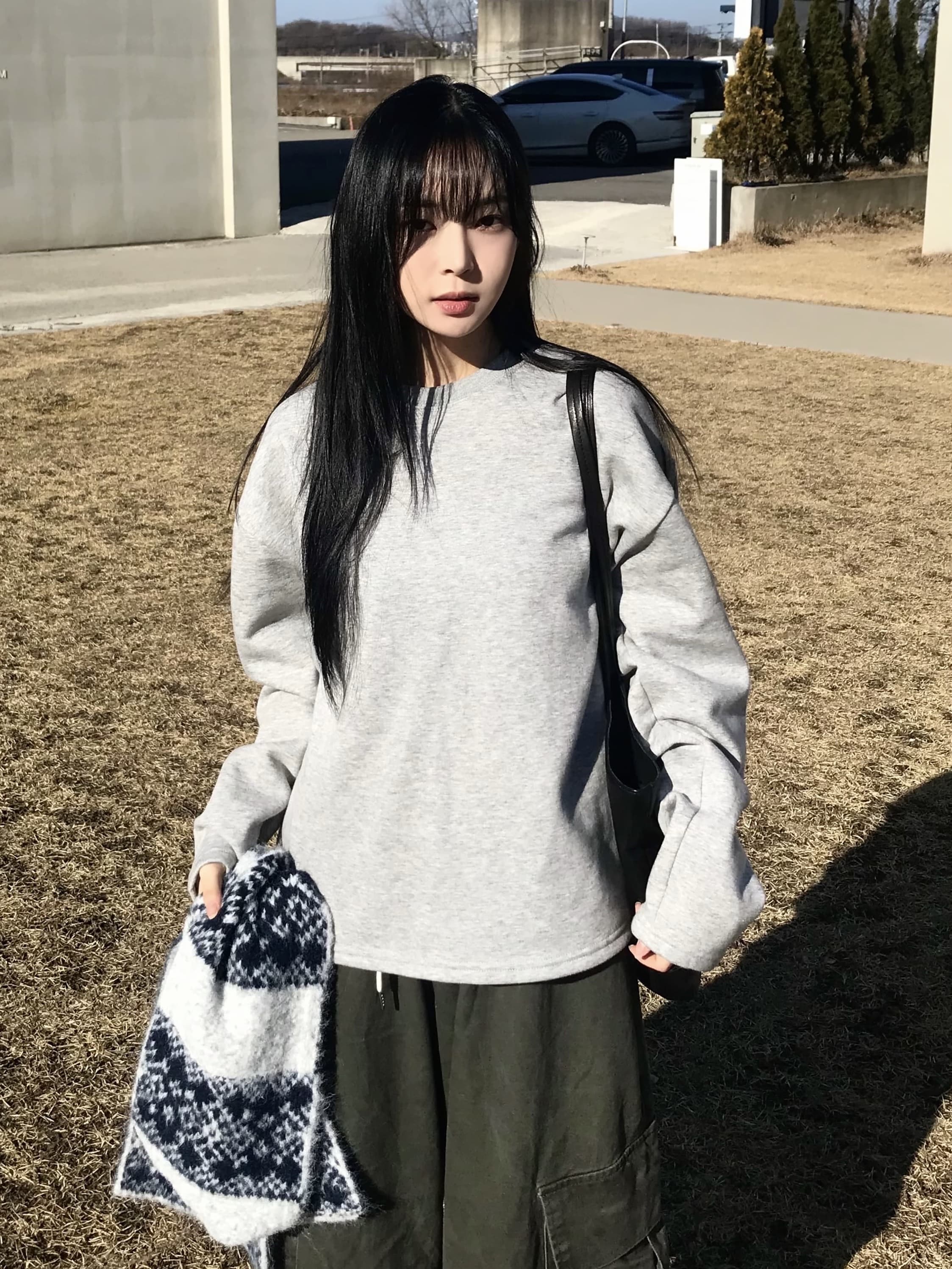 (3color)裏起毛ベーシックTシャツ