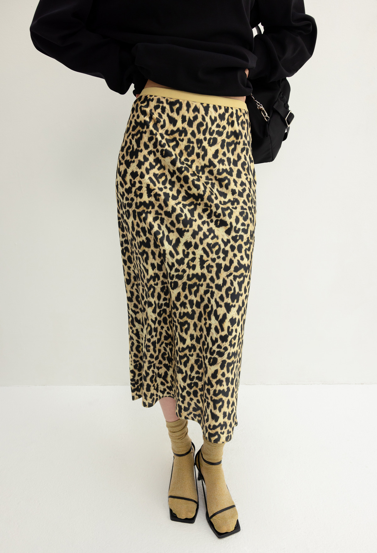Polish Leopard Skirt Brown