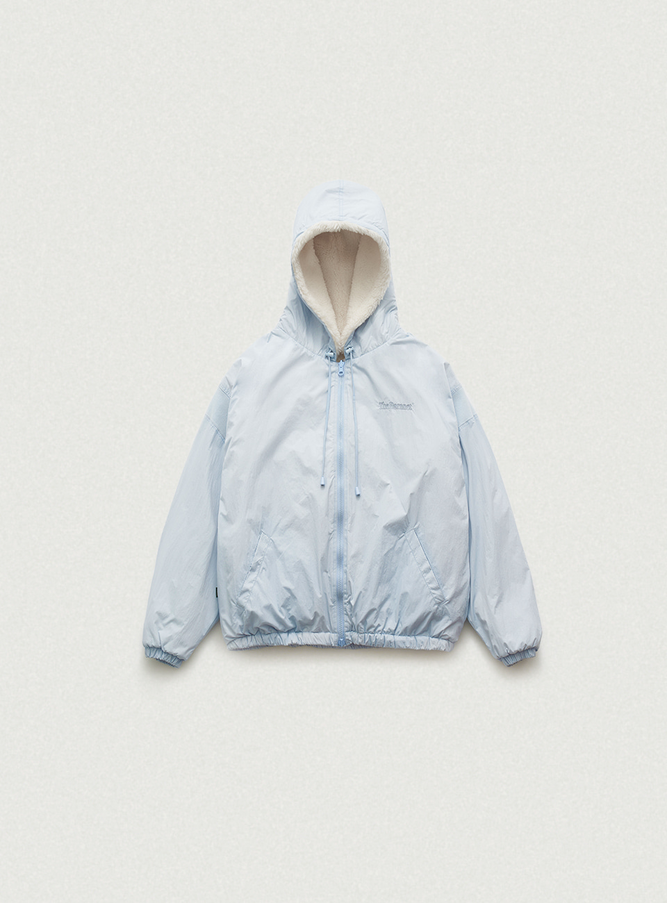 Influencer pick] Eco-Shearling Snuggle Reversible Hooded Jacket