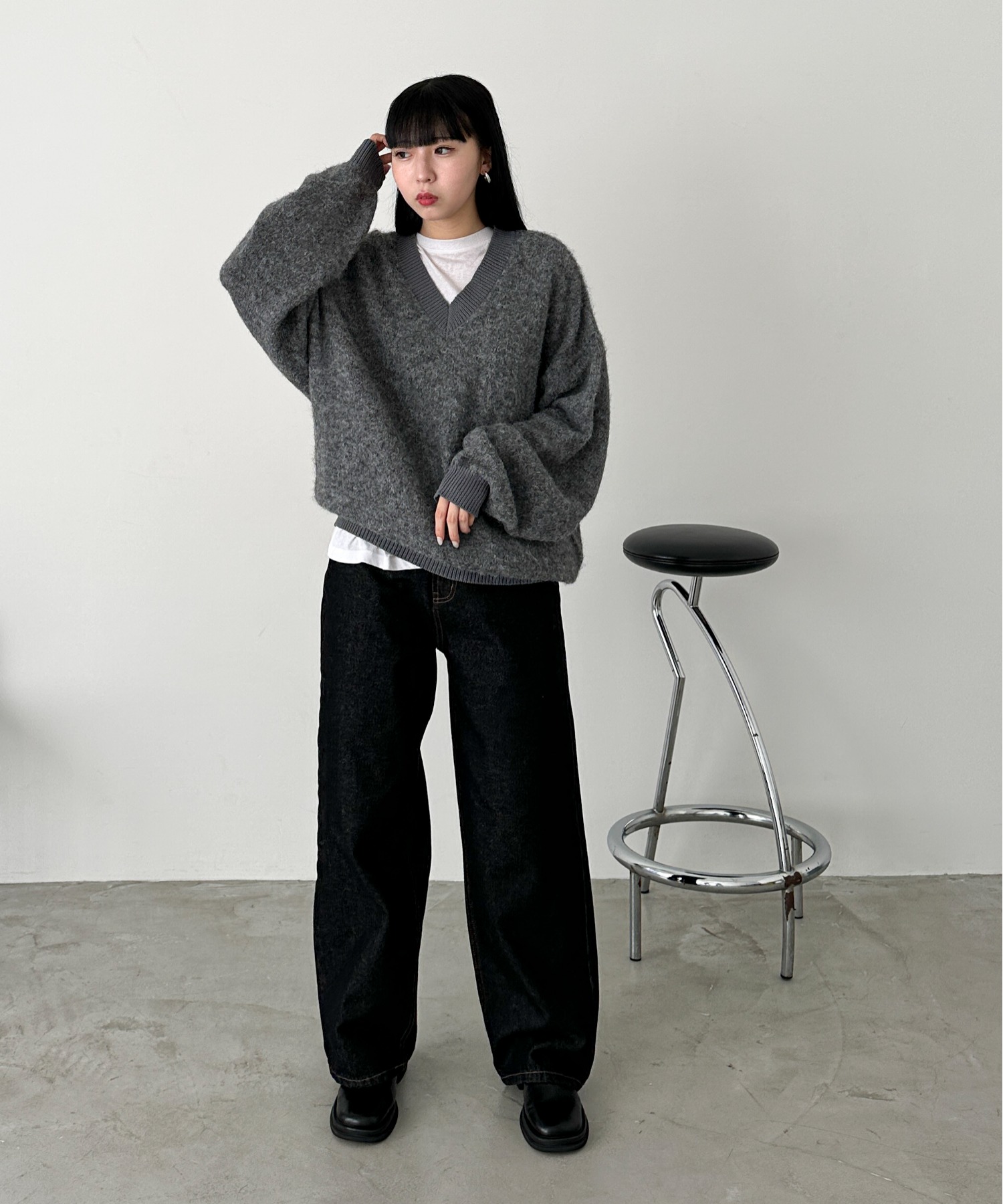 ウティ outi 薄手　ウールニット 黒 サイズ3 ユニセックス ウティ outi 薄手 ウールニット 黒 サイズ3 ユニセックス 楽天市場