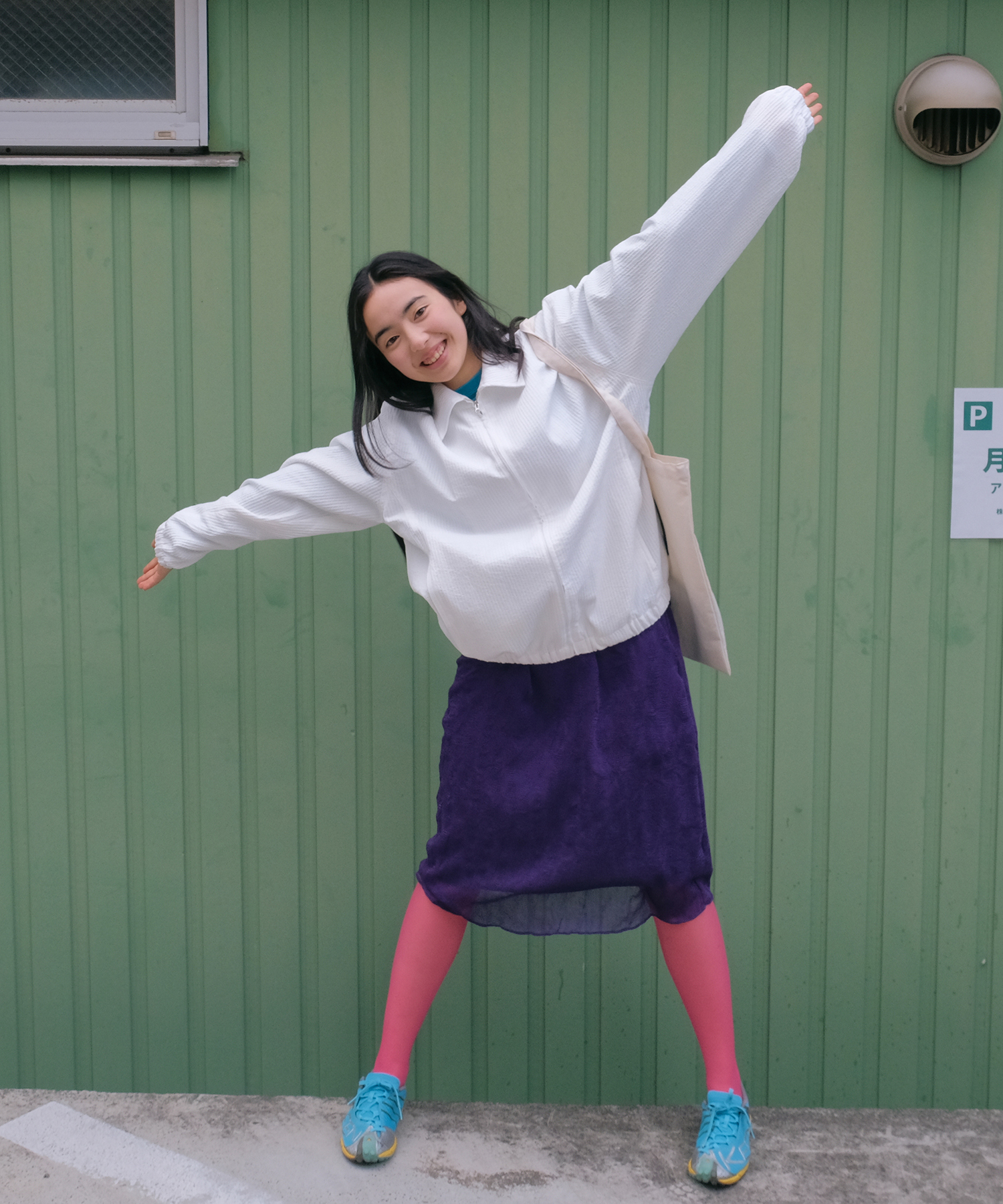 BLOUSON JACKET WHITE