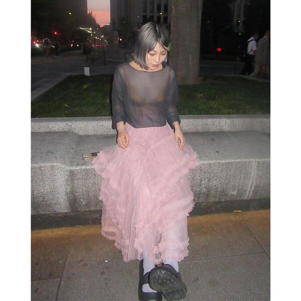 フリルアンバランススカート | ファッション通販サイト NUGU