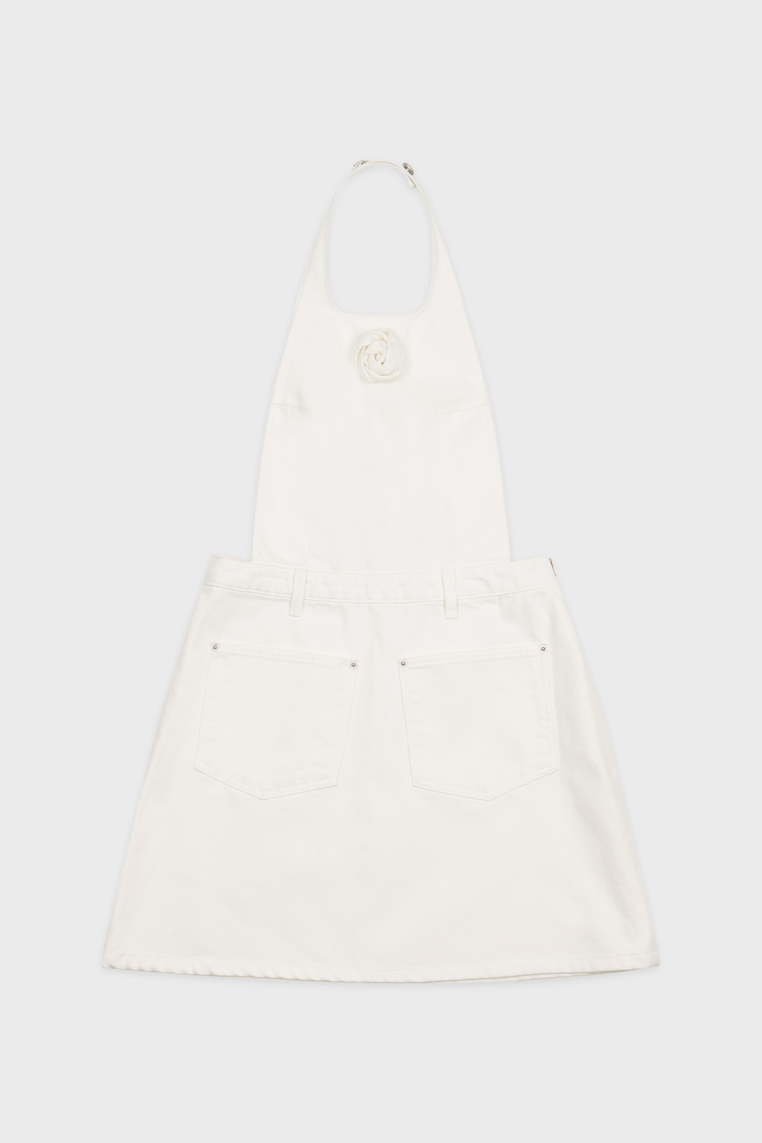 Flower Halter One-Piece (Ivory)